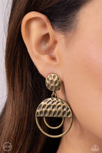 Load image into Gallery viewer, Earrings Southern Souvenir - Brass Clip Ons