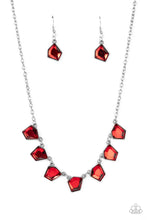Load image into Gallery viewer, Necklace Experimental Edge - Red N2180