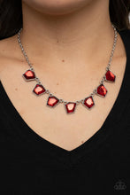 Load image into Gallery viewer, Necklace Experimental Edge - Red N2180