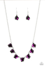 Load image into Gallery viewer, Necklaces Experimental Edge - Purple N2180