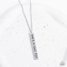 Load image into Gallery viewer, Necklaces Matt 7:7 - Silver Inspirational N2324