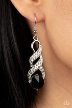 Load image into Gallery viewer, Earrings High-Ranking Royalty - Black E2429