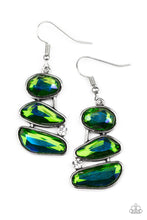 Load image into Gallery viewer, Earrings Gem Galaxy - Green E2492