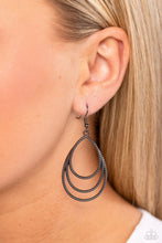 Load image into Gallery viewer, Earrings Trendy TIER-Drops - Black E2378