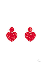 Load image into Gallery viewer, Earrings Just a Little Crush - Red VDAY V136