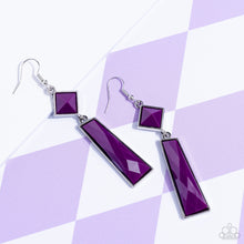 Load image into Gallery viewer, Earrings Hollywood Harmony - Purple E501