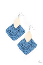Load image into Gallery viewer, Earrings Sabbatical WEAVE - Blue E2499