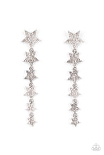 Load image into Gallery viewer, Earrings Americana Attitude - White S124