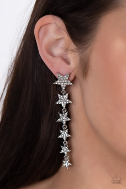 Earrings Americana Attitude - White S124