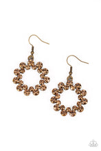 Load image into Gallery viewer, Earrings Champagne Bubbles - Brass E189