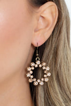 Load image into Gallery viewer, Earrings Champagne Bubbles - Brass E189