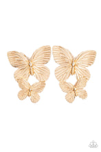 Load image into Gallery viewer, Earrings Blushing Butterflies - Gold E2467