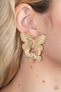 Earrings Blushing Butterflies - Gold E2467