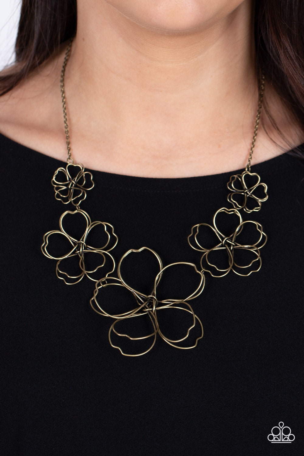 Necklace The Show Must GROW On - Brass N2098