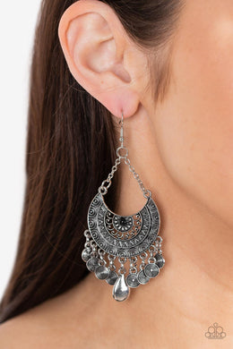 Earrings Lunar Allure - Black E445