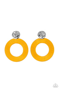 Earrings Strategically Sassy - Yellow E2401