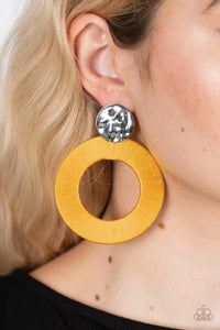 Earrings Strategically Sassy - Yellow E2401