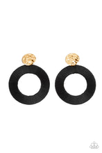 Load image into Gallery viewer, Earrings Strategically Sassy - Black E2238