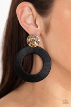 Load image into Gallery viewer, Earrings Strategically Sassy - Black E2238