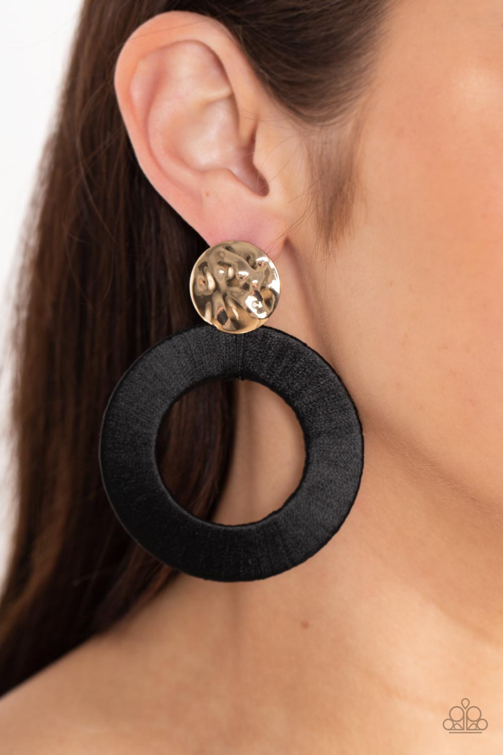 Earrings Strategically Sassy - Black E2238