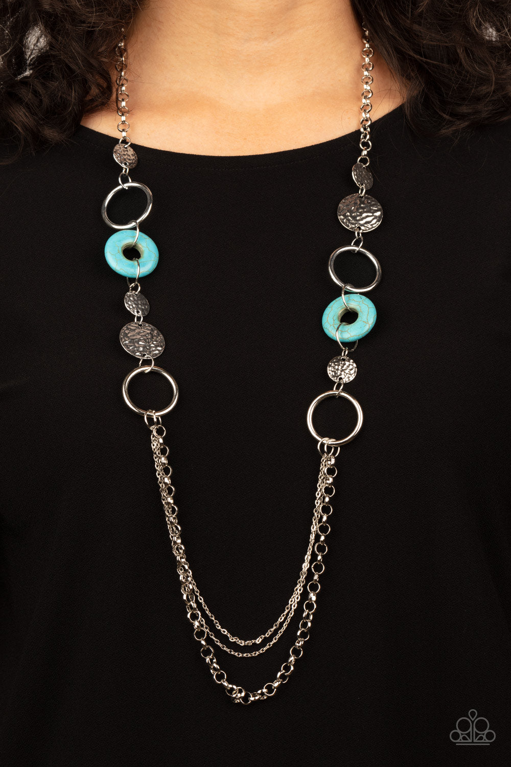 Necklace Grounded Glamour - Blue N089