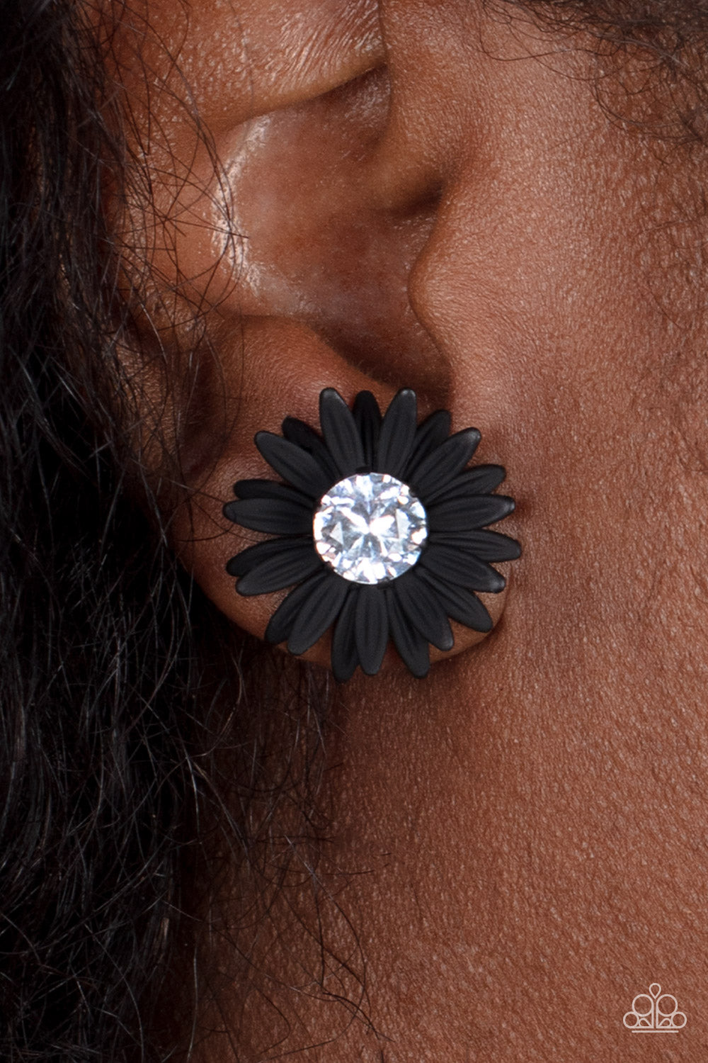Earrings Sunshiny DAIS-y - Black E273