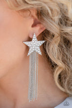 Load image into Gallery viewer, Earrings Superstar Solo - White LOP S125 Americana