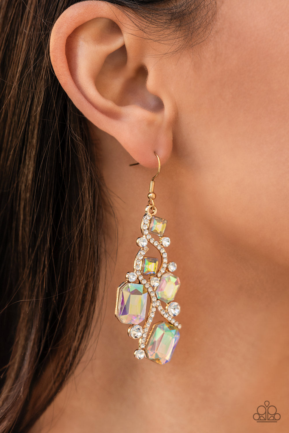 Earrings Interstellar Illumination - Multi LOP E2432