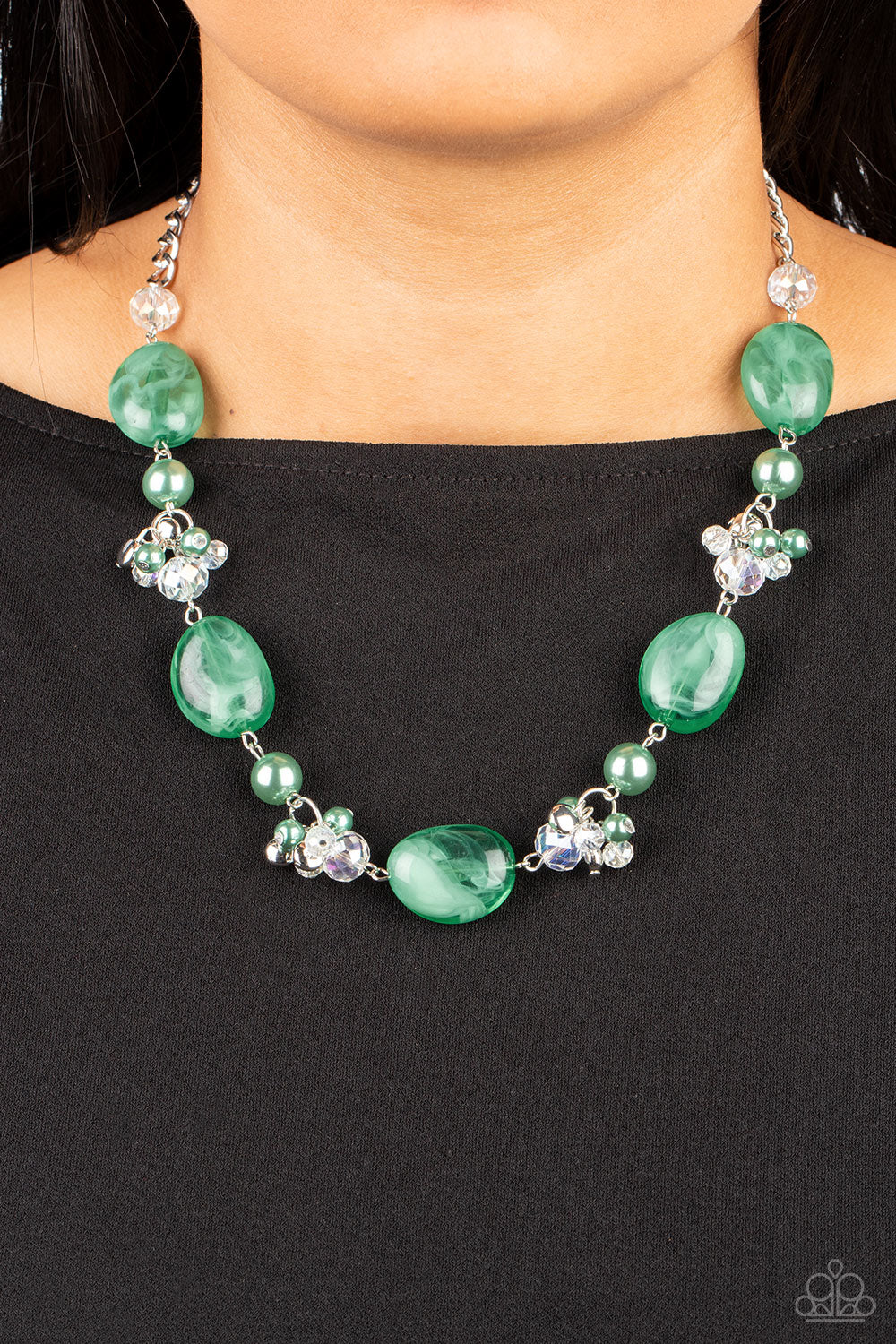 Necklaces The Top TENACIOUS - Green N2056