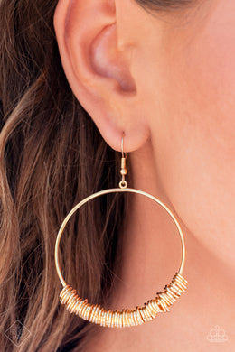 Earrings Retro Ringleader - Gold E2315