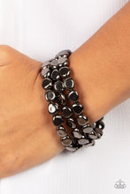 Load image into Gallery viewer, Bracelets HAUTE Stone - Black B260