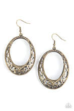 Load image into Gallery viewer, Earrings Gardenista Grandeur - Brass E177