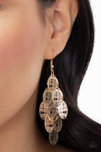 Load image into Gallery viewer, Earrings Cross It Off My List - Gold E2478
