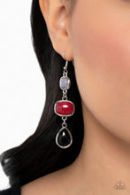 Load image into Gallery viewer, Earrings Fashion Frolic - Multi Red &amp; Black E463