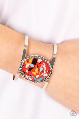 Bracelets Tantalizingly Terrazzo - Red B011