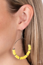 Load image into Gallery viewer, Earrings Loudly Layered - Yellow E2354