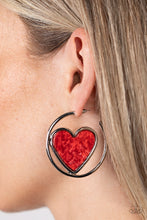 Load image into Gallery viewer, Earrings Smitten with You - Red V130 VDAY