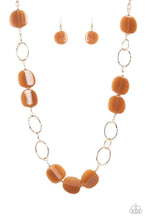 Load image into Gallery viewer, Necklaces Posh Promenade - Brown