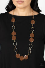 Load image into Gallery viewer, Necklaces Posh Promenade - Brown