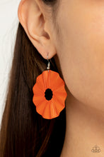 Load image into Gallery viewer, Earrings Fan the Breeze - Orange E2227