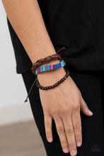 Load image into Gallery viewer, Urban Bracelets Textile Texting - Blue