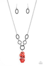 Load image into Gallery viewer, Necklace Mystical Mineral - Red N2096