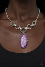 Load image into Gallery viewer, Necklace Mystical Mineral - Purple N2096