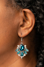 Load image into Gallery viewer, Earrings Glitzy Go-Getter - Blue E2292