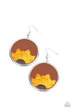 Load image into Gallery viewer, Earrings Sun-Kissed Sunflowers - Brown E2255