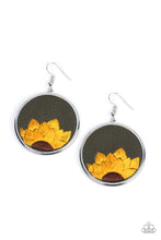 Load image into Gallery viewer, Earrings Sun-Kissed Sunflowers - Green E2