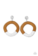 Load image into Gallery viewer, Earrings Thats a WRAPAROUND - Brown E29