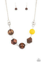 Load image into Gallery viewer, Necklaces Eco Extravaganza - Yellow N2148