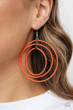 Load image into Gallery viewer, Earrings Colorfully Circulating - Orange E2441
