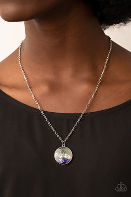 Necklace Completely Crushed - Purple N2090